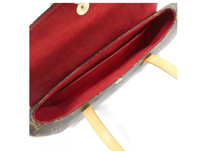 Borsa Louis Vuitton Monogram Sonatine Marrone - vista 6