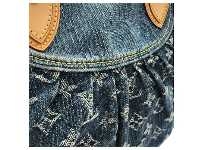 Borsa Louis Vuitton Monogram Denim Neo Cabby MM Blu - vista 3