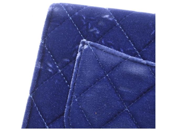 Borsa a Spalla Chanel Matelassé Blu - vista 8