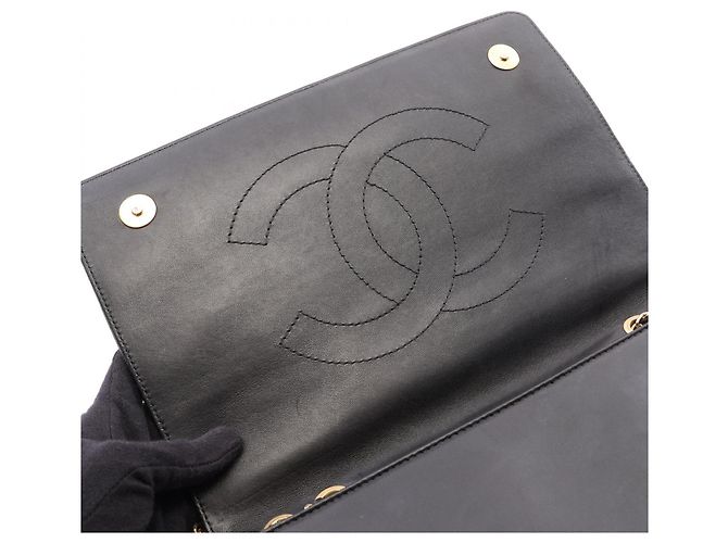 Borsa a Spalla Chanel Matelassé Nero - vista 6