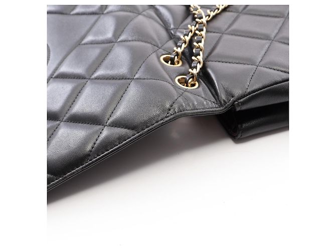 Borsa a Spalla Chanel Matelassé Nero - vista 9