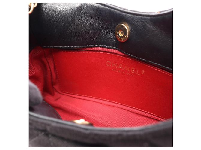 Borsa Hobo Chanel Matelassé Small Nero - vista 7
