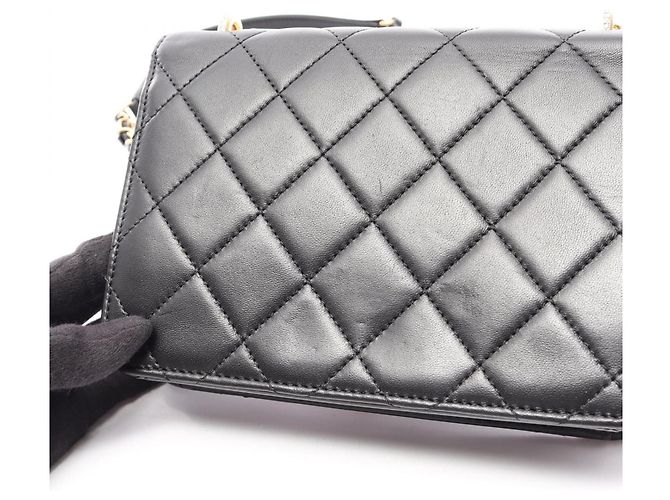 Timeless Borsa a Spalla Chanel Matelassé Nero - vista 8