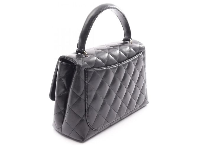 Borsa Chanel Matelassé con manico superiore Nero - vista 2