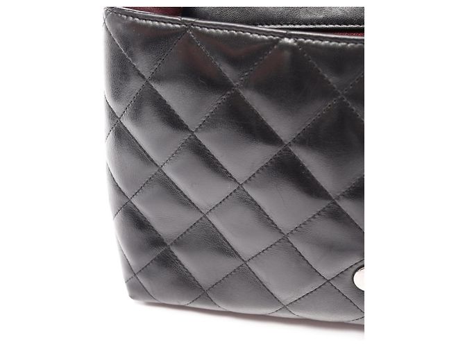 Borsa Chanel Matelassé con manico superiore Nero - vista 8