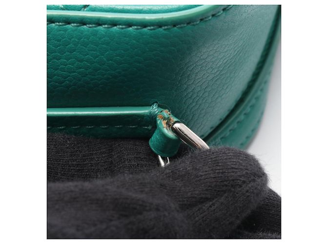 Bolso de hombro Chanel Matelassé Half Coco Verde - vista 9