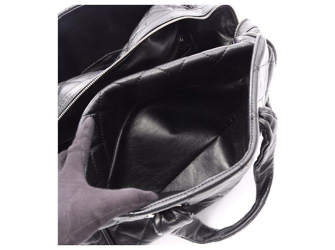Borsa Chanel Matelassé in nero - vista 4