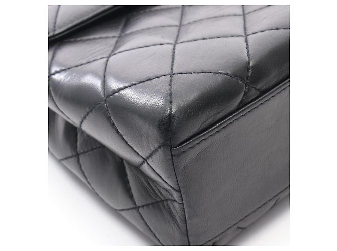 Borsa Chanel Matelassé in agnello nero - vista 7