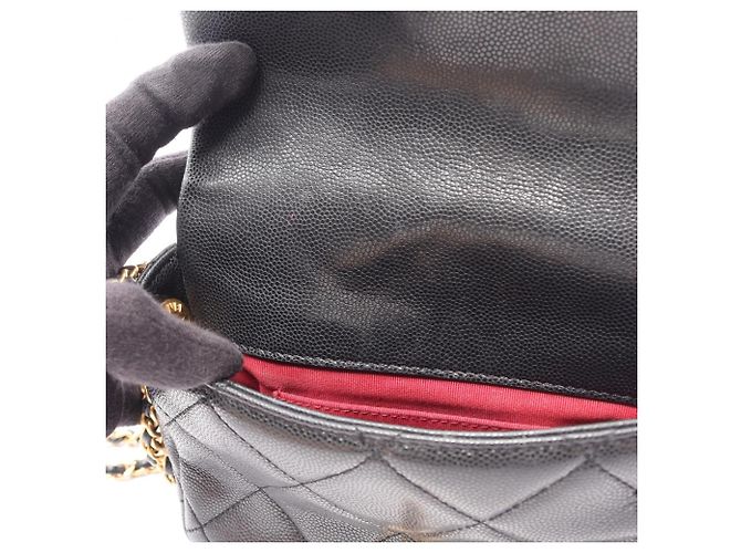 Borsa Chanel Matelassé Mini Flap Nero - vista 7