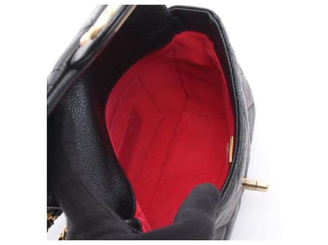 Borsa a Spalla Chanel Mini Matelassé Nero - vista 3