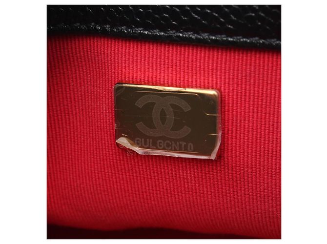 Borsa a Spalla Chanel Mini Matelassé Nero - vista 5