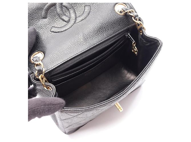Timeless Bolso de Hombro Chanel Mini Matelassé Negro - vista 3