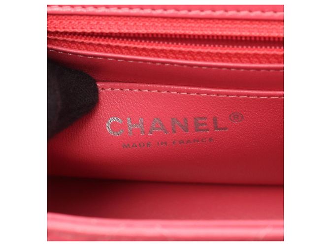 Borsa a Spalla Chanel Mini Matelassé Rosa - vista 4