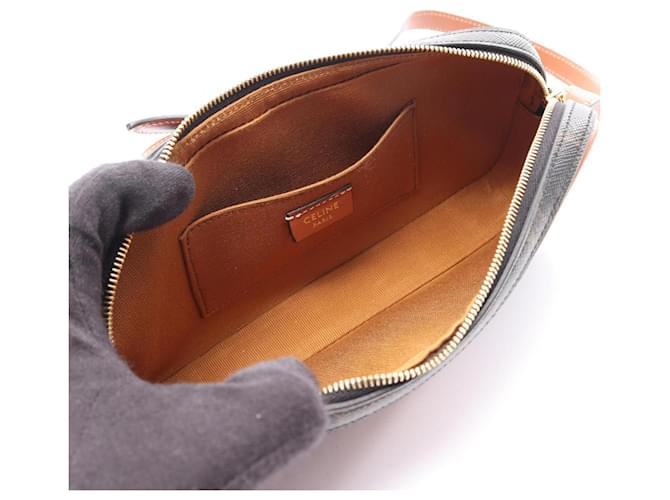 Céline Borsa a tracolla mini Celine Cuile Triomphe Marrone Nero - vista 3