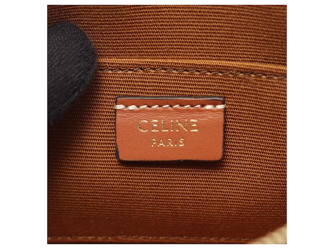 Céline Borsa a tracolla mini Celine Cuile Triomphe Marrone Nero - vista 4