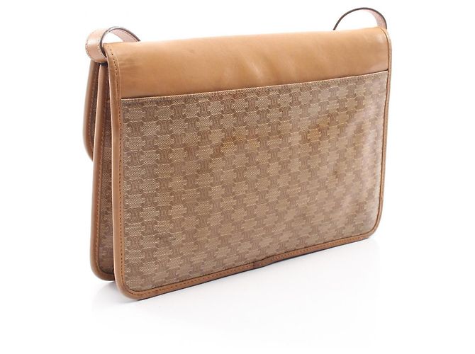 Céline Celine Triomphe Schultertasche Beige - Ansicht 2
