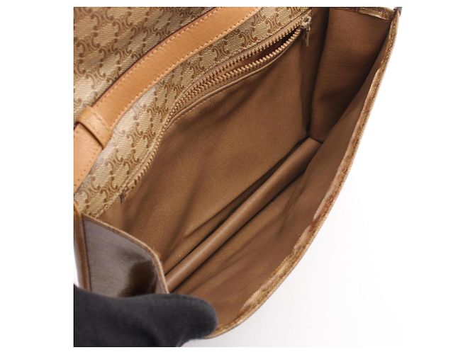 Céline Celine Triomphe Schultertasche Beige - Ansicht 3
