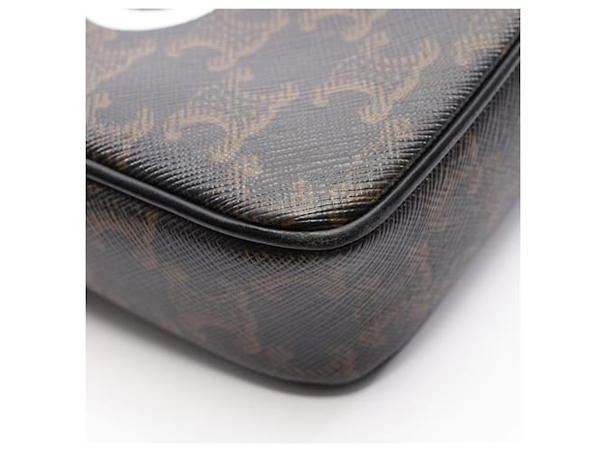Céline Celine Triomphe Messenger Bag Medium Schwarz - Ansicht 5