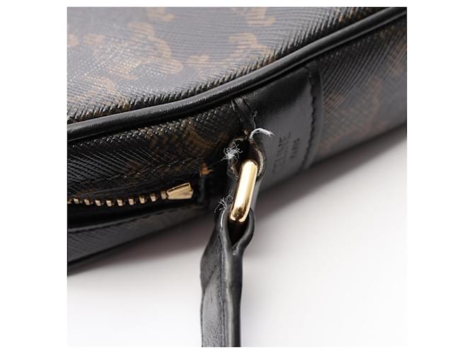 Céline Celine Triomphe Messenger Bag Medium Schwarz - Ansicht 8