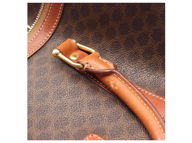 Céline Bolso Tote Celine Macadam Castaño - vista 15