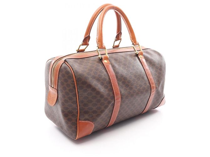 Céline Bolso Tote Celine Macadam Castaño - vista 2