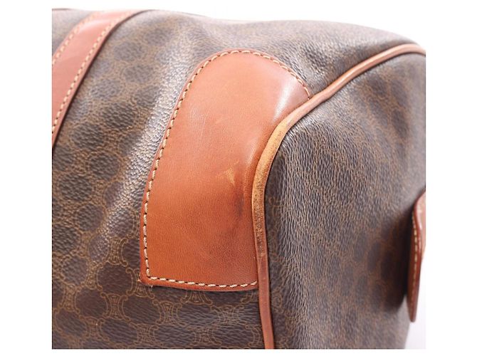 Céline Bolso Tote Celine Macadam Castaño - vista 6