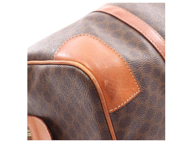 Céline Bolso Tote Celine Macadam Castaño - vista 7