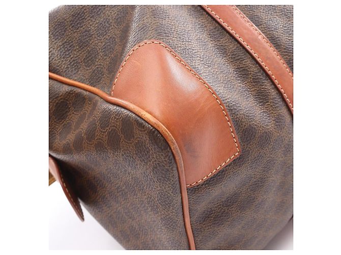 Céline Bolso Tote Celine Macadam Castaño - vista 9
