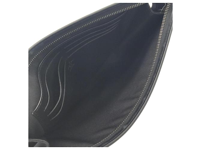 Louis Vuitton Monogram Eclipse Pochette Voyage MM Nero - vista 7