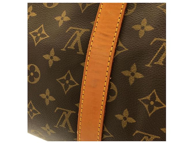 Borsa Boston Louis Vuitton Monogram Keepall 50cm Marrone - vista 2