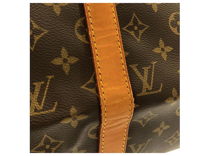 Borsa Boston Louis Vuitton Monogram Keepall 50cm Marrone - vista 6