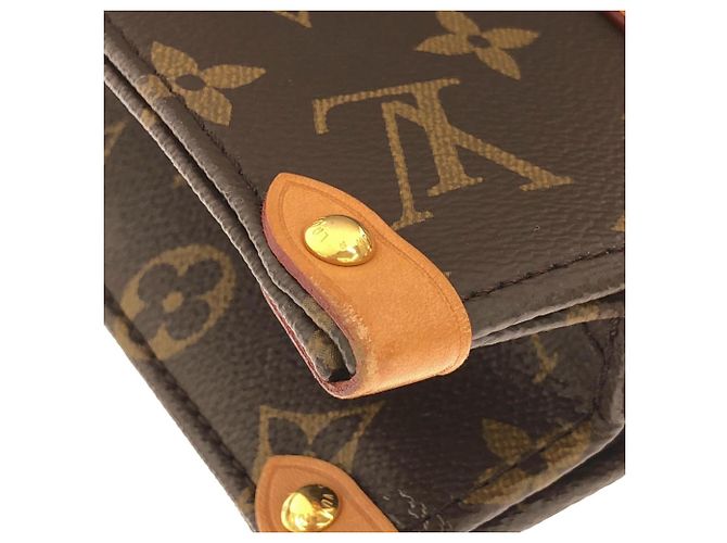 Louis Vuitton Monogram Sac Plat PM M45848 Borsa Marrone - vista 3