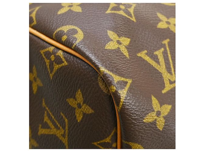 Louis Vuitton Keepall Monogram Canvas 55 Castaño - vista 4