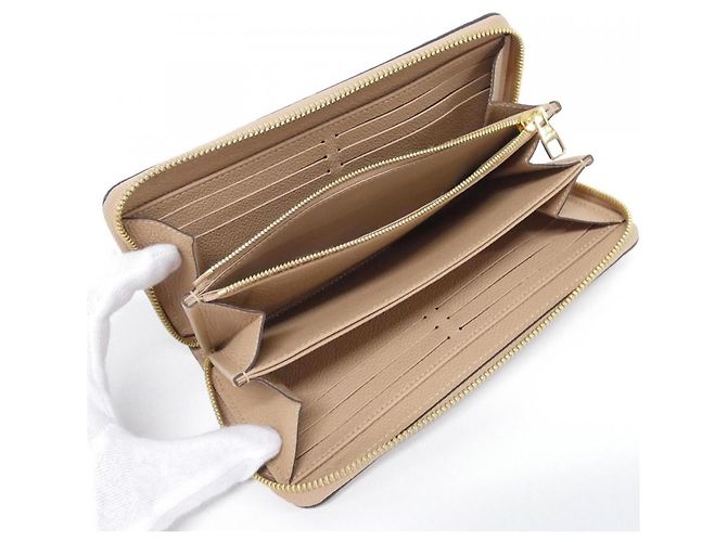 Louis Vuitton Monogram Empreinte Zippy Wallet Taupe - Ansicht 6