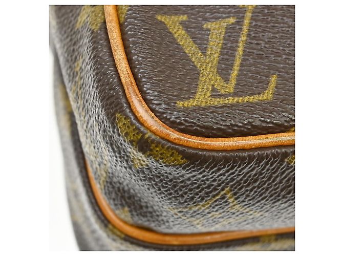 Borsa Louis Vuitton Amazone in tela Monogram Mini Marrone - vista 7