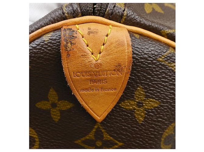 Louis Vuitton Keepall Monogram Canvas 55 Marrone - vista 3