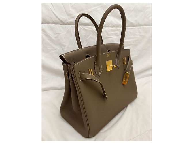 Hermès Hermes Birkin 30 Togo Etoupe 2026 Grigio - vista 10