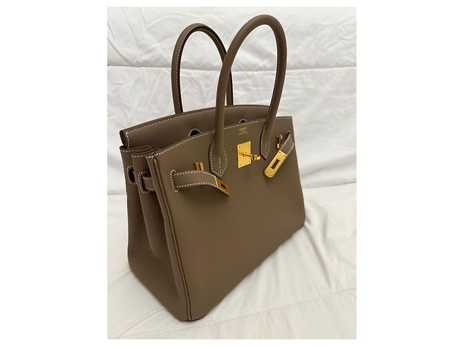 Hermès Hermes Birkin 30 Togo Etoupe 2026 Grigio - vista 11