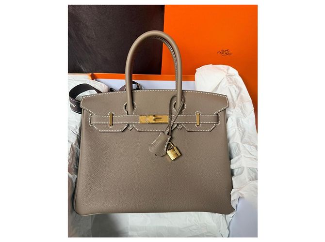 Hermès Hermes Birkin 30 Togo Etoupe 2026 Grigio - vista 13