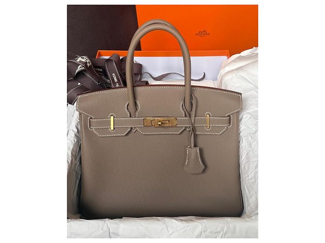 Hermès Hermes Birkin 30 Togo Etoupe 2026 Grigio - vista 14
