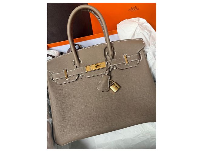 Hermès Hermes Birkin 30 Togo Etoupe 2026 Grigio - vista 19