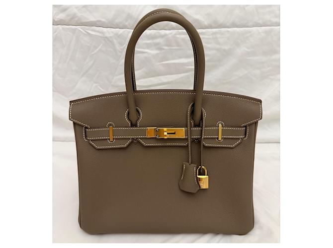 Hermès Hermes Birkin 30 Togo Etoupe 2026 Grigio - vista 2