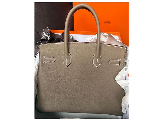 Hermès Hermes Birkin 30 Togo Etoupe 2026 Grigio - vista 20