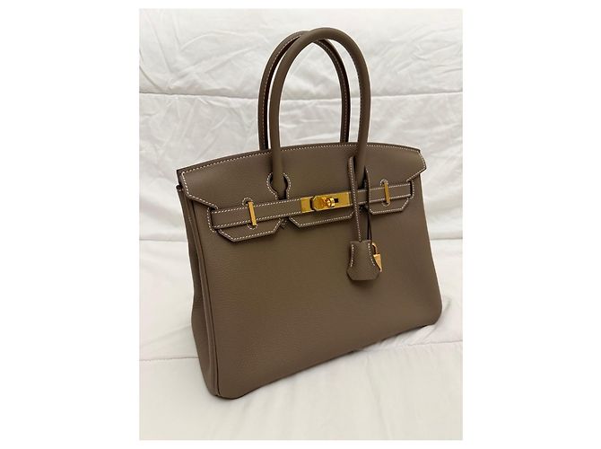 Hermès Hermes Birkin 30 Togo Etoupe 2026 Grigio - vista 4
