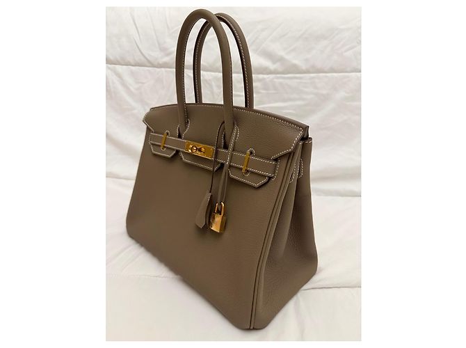 Hermès Hermes Birkin 30 Togo Etoupe 2026 Grigio - vista 5