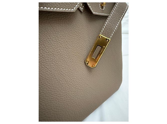 Hermès Hermes Birkin 30 Togo Etoupe 2026 Grigio - vista 8