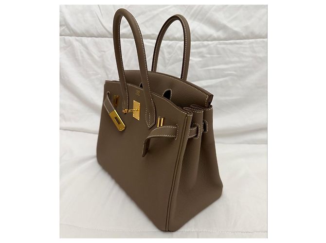 Hermès Hermes Birkin 30 Togo Etoupe 2026 Grigio - vista 9