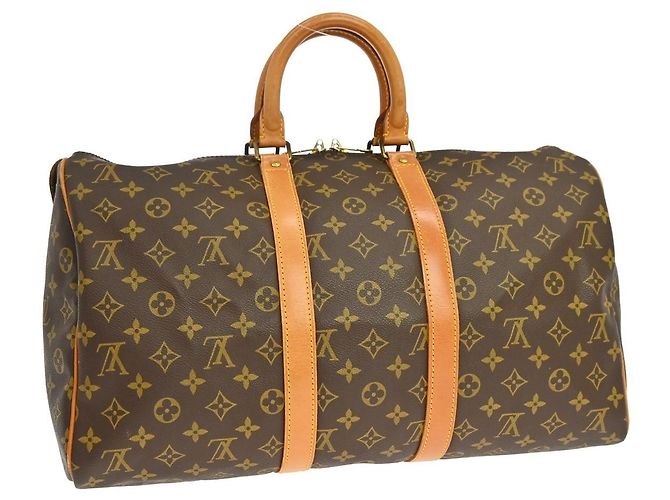 Louis Vuitton Keepall Monogram Canvas 45 Marrone - vista 2