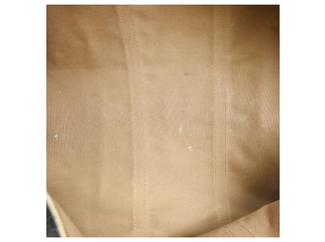 Louis Vuitton Keepall Bandouliere Monogram Canvas 60 Marrone - vista 3