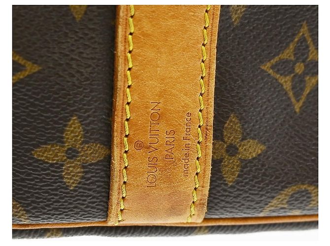 Louis Vuitton Keepall Bandouliere Monogram Canvas 60 Marrone - vista 4